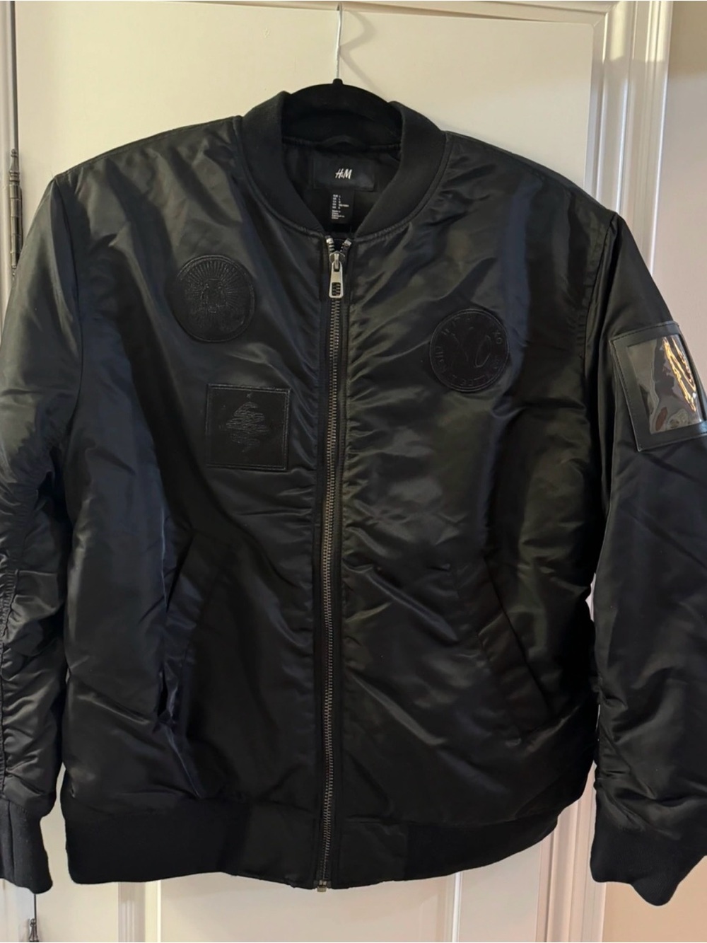 H&M x The Weeknd Men’s Black Bomber Jacket